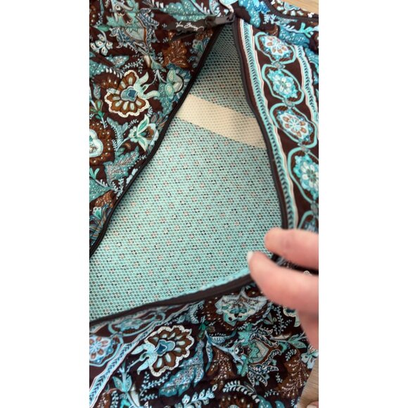 Vera Bradley Classic Quilted Garment Bag In Java‎ Blue - Pristine condition - Picture 8 of 11
